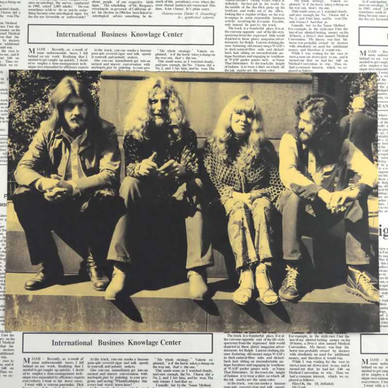 Zeppelin Band Retro Poster - Free Shipping, Kraft Paper, Decorative Wall Art for Bar or Dorm.