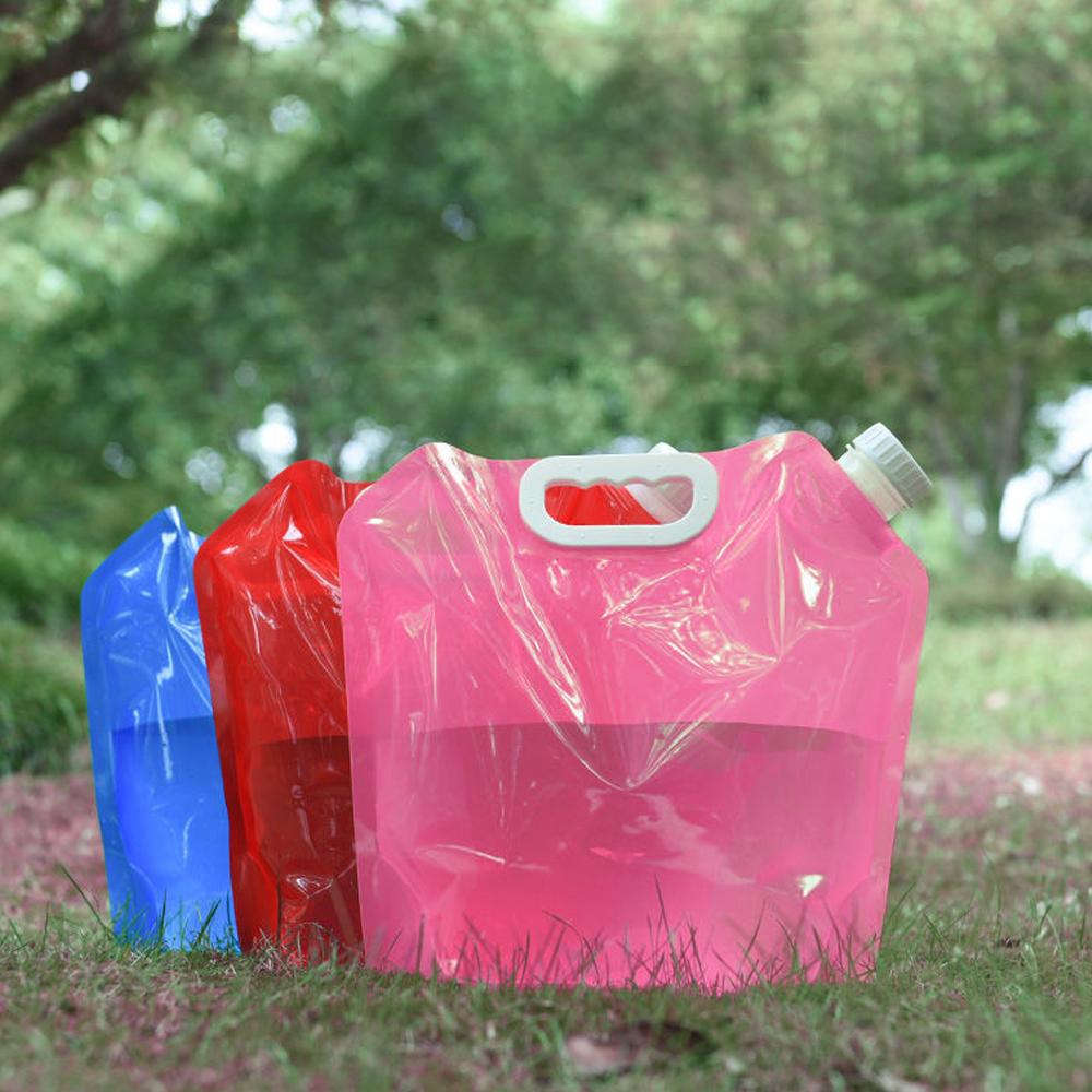 2,5 l Camping Wasserbeutel Faltbarer Safttrinksack Sport Vorratsbehälter Krugflasche Outdoor Reise Picknick BBQ Bierbeutel