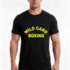 Wild Card Boxing Tshirt Summer Casual Cotton Tee Oversized Streetwear Tops Vintage Graphic Print Loose Fit Short Sleeve