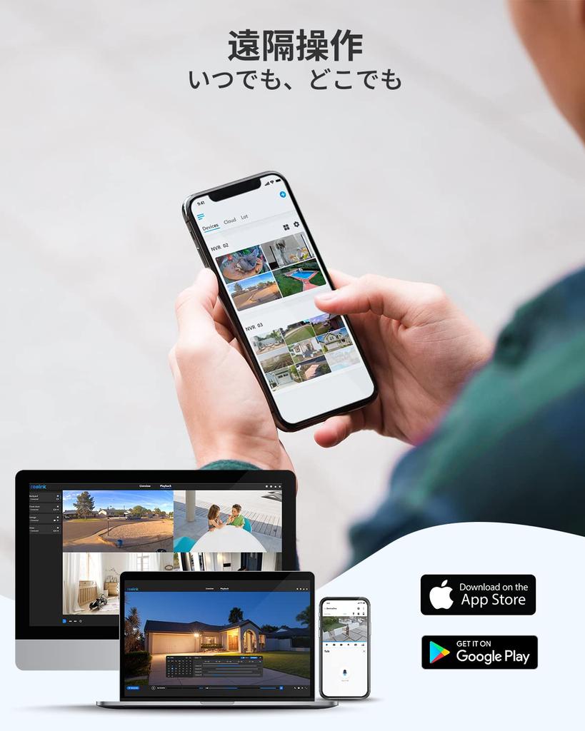 Reolink 8-kanałowy rejestrator bezpieczeństwa PoE Przewodowe połączenie NVR Sieciowy rejestrator wideo 8CH System kamer do monitoringu Zdalne sterowanie 8 milionów obrazu