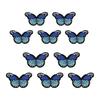 Pack Of 10 Embroidered Butterfly Iron on Patches Embroidered Fabric Patches Sew on Repair Patches For Clothing Jackets