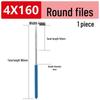 Nickel-Plated Diamond Files: Flat, Round, Square & Cylindrical