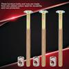 10Pcs 40-100mm M6 Furniture Bolts  for Bed Frame Chair Cabinet Furniture Assembly