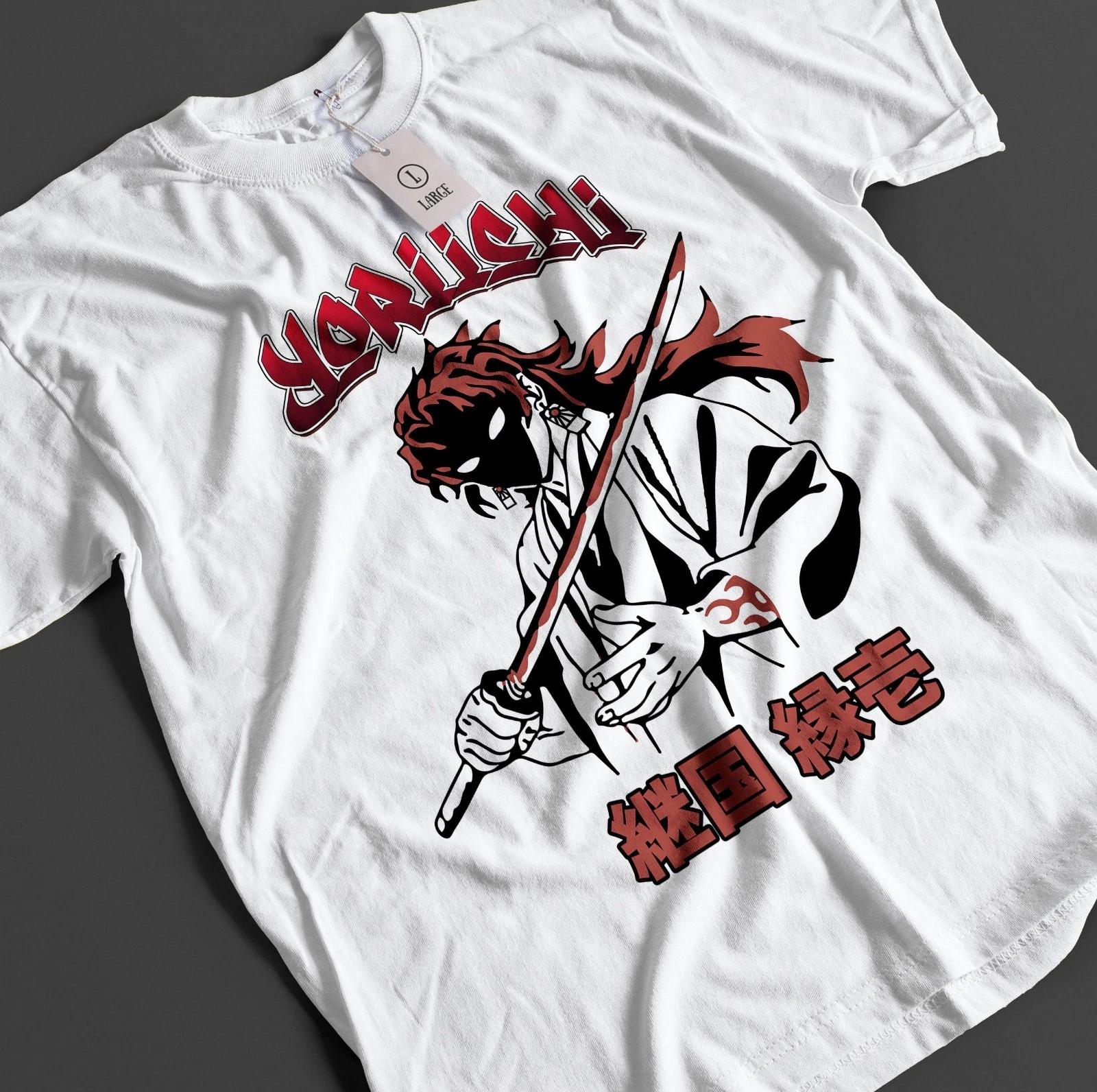 Футболка с изображением персонажей аниме Bleach: Эспада, Ичиго Банкай, Айзен Зараки (унисекс). 3XL