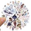 50Pcs/Set Lolita Girls Series 01 Stickers DIY Fashion Mixed Waterproof Doodle Decals Stickers