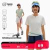 Tantuo Damen Schnelltrocknendes Eis-Haut Kurzarmshirt - Atmungsaktiver Sonnenschutz für Outdoor-Sportarten & Yoga
