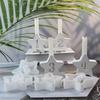 4pcs1-4 Stars Number Candle Holder Mold Ornaments Candle Holder Plaster DIY Silicone Moulds