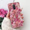 For Samsung Galaxy A6 Plus 2018 Phone Case On Samsung A6+ (2018) A6 A600F A605G Elegant Floral Cat Soft Silicone Clear TPU Cases