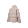 Lining Hot Pot Down Jacket Solid Color Stand Collar Loose Short Women Outerwear First-Love-Pink AYMT298-4