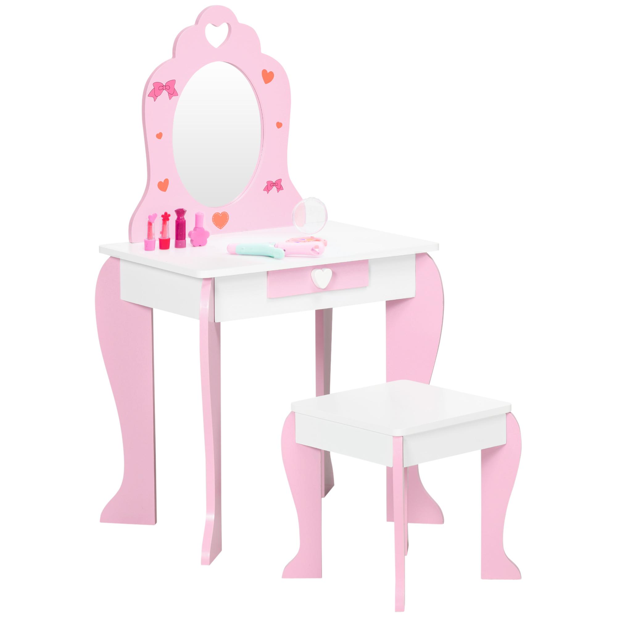 Kids Dressing table Set w/ Mirror