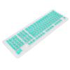 110Pcs Keyboard Keycaps FOS Step OEM Height Good Typing Feel Color Lasting Beautiful Practical Replacement Keycaps