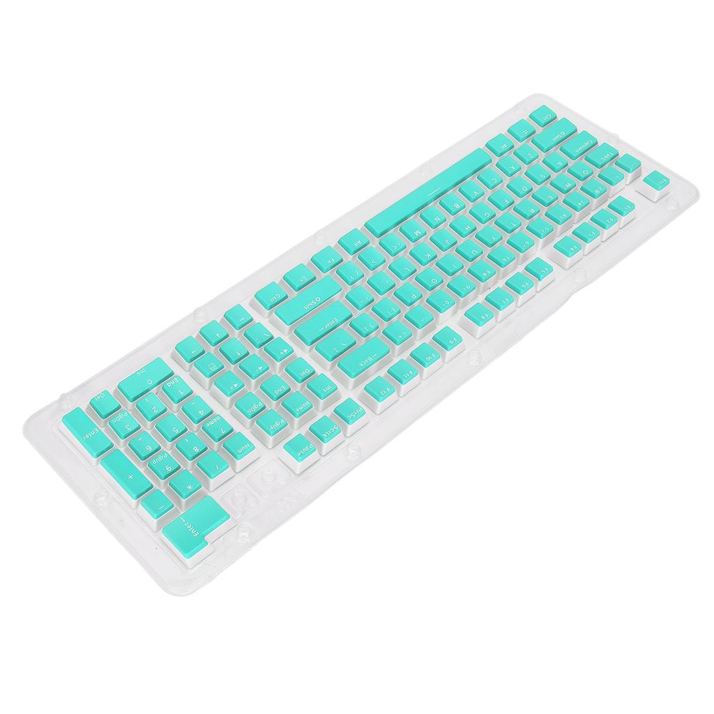 110Pcs Keyboard Keycaps FOS Step OEM Height Good Typing Feel Color Lasting Beautiful Practical Replacement Keycaps