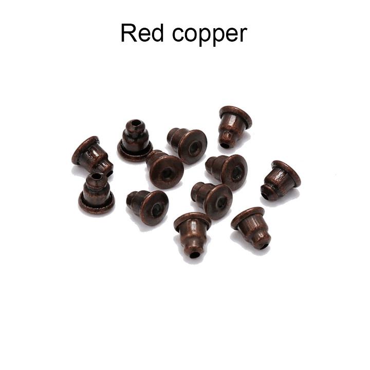 50-200pcs/lot Earring Studs Backs Stopper Scrolls Ear Findings DIY Blocked caps Earring Backs Stoppers Ear Accessories Supplies