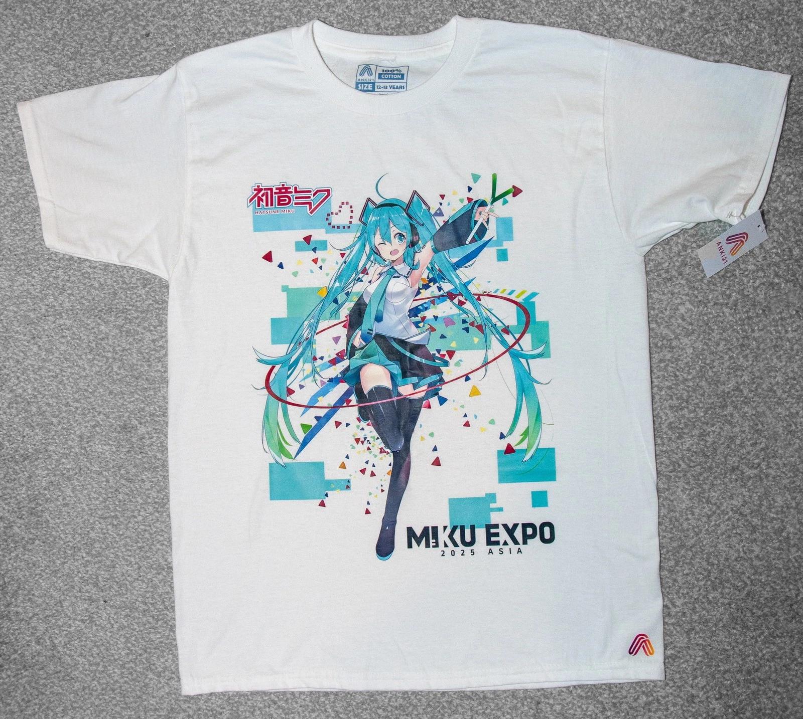 Hatsume Miku 12-13 years 100% cotton tshirts/t-shirts 100