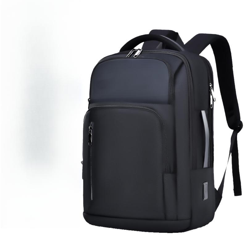 Men's Backpack for Commuting and Business, Rechargeable Multi-functional Waterproof Computer Backpack for Men