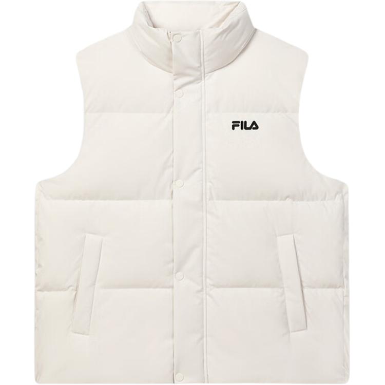 New FILA ORIGINALE Vest Men's Steam White F51M449903F-IV