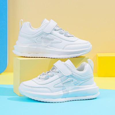 2025 Kinder Weiße Sportschuhe - Ganzjahres Leder Sneaker für Grundschüler