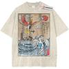 Vintage Ho Oh Lugia Pokemon Washed T Shirt Anime Graphic Tee Unisex Oversized