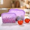 Durable Silicone Food Containers For Meal Preps Freezer Microwave Safe Lunch Bags Kitchen Essential