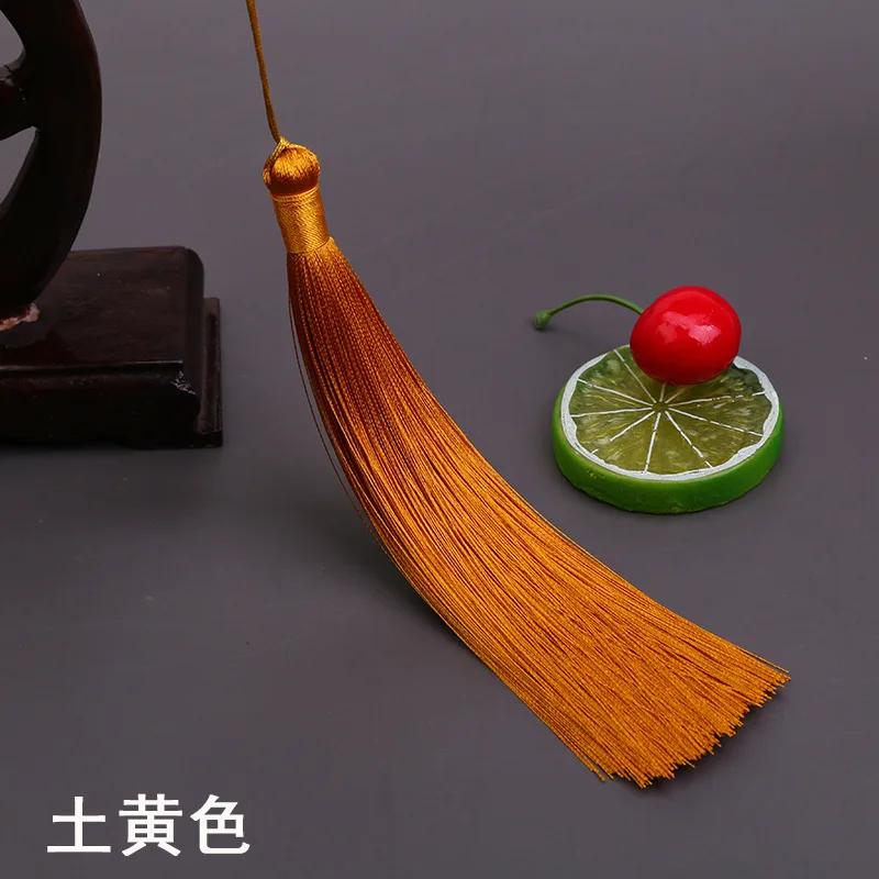 17CM Long Tassel Spike Chinese Clothing DIY Accessories Musical Instrument Pendant Ice Silk Vertical Spike Tassels for Crafts