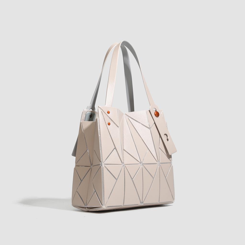 Colorful Nail Bag, Geometric Diamond Grid Bag, Diamond Small Bag, Mini Square Box, Single-shoulder Handbag