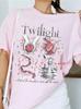 Hot Sale Twilight Inspired Shirt Book Cover Aesthetic Tshirt Twilight Saga Fan Gift Lightweight Breathable Comfortable Clothes