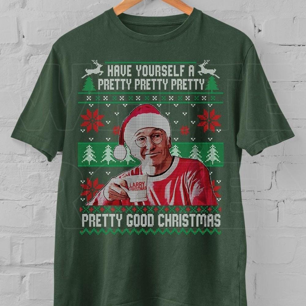 Larry David Christmas Funny Unisex TShirt Gift For Fan S5XL Unisex T-Shirt XXXXL