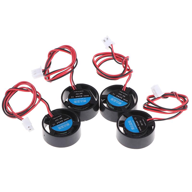 25.5X10Mm 5V 9V 12V 24V Round Mini Cooling Fan For Led Lamps Computer Radiator