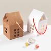Solid Color Handbag-Style Candy Biscuit Gift Box - Cute, Small, and Simple Baking Packaging