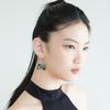 Lovuee Black Angel Wing Earrings