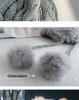 Women's Korean Style Cute Pom-Pom Earflap Hat - Autumn/Winter Warm Woolen Rabbit Fur Knit