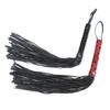 Diamond Texture Leather Whip: Long Handle, Loose Slap for Couples Flirting