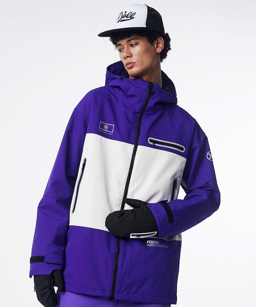 Doll Outerwear [Doll X Fogus] Rinko Snowboard Jacket Purple Unisex