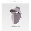 Women's Lightweight Sun Protection Visor with Face Mask