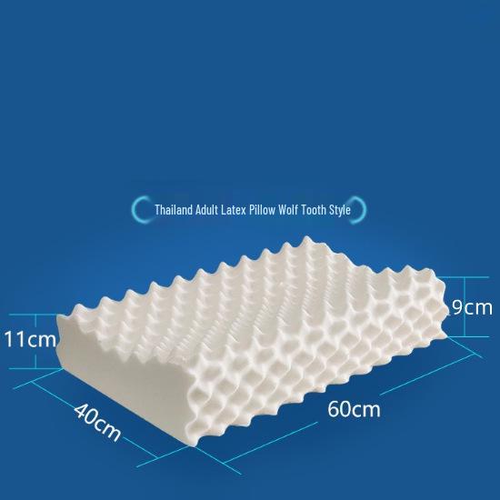 Thailand Natural Latex Neck Support Pillow for Home and Dorm - Massage & Sleep Aid