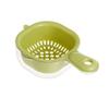 Multifunctional Double-Layer Drainage Basket Vegetable Washing Basin Draining Bowl Kitchen Sink Drain Basket with handle