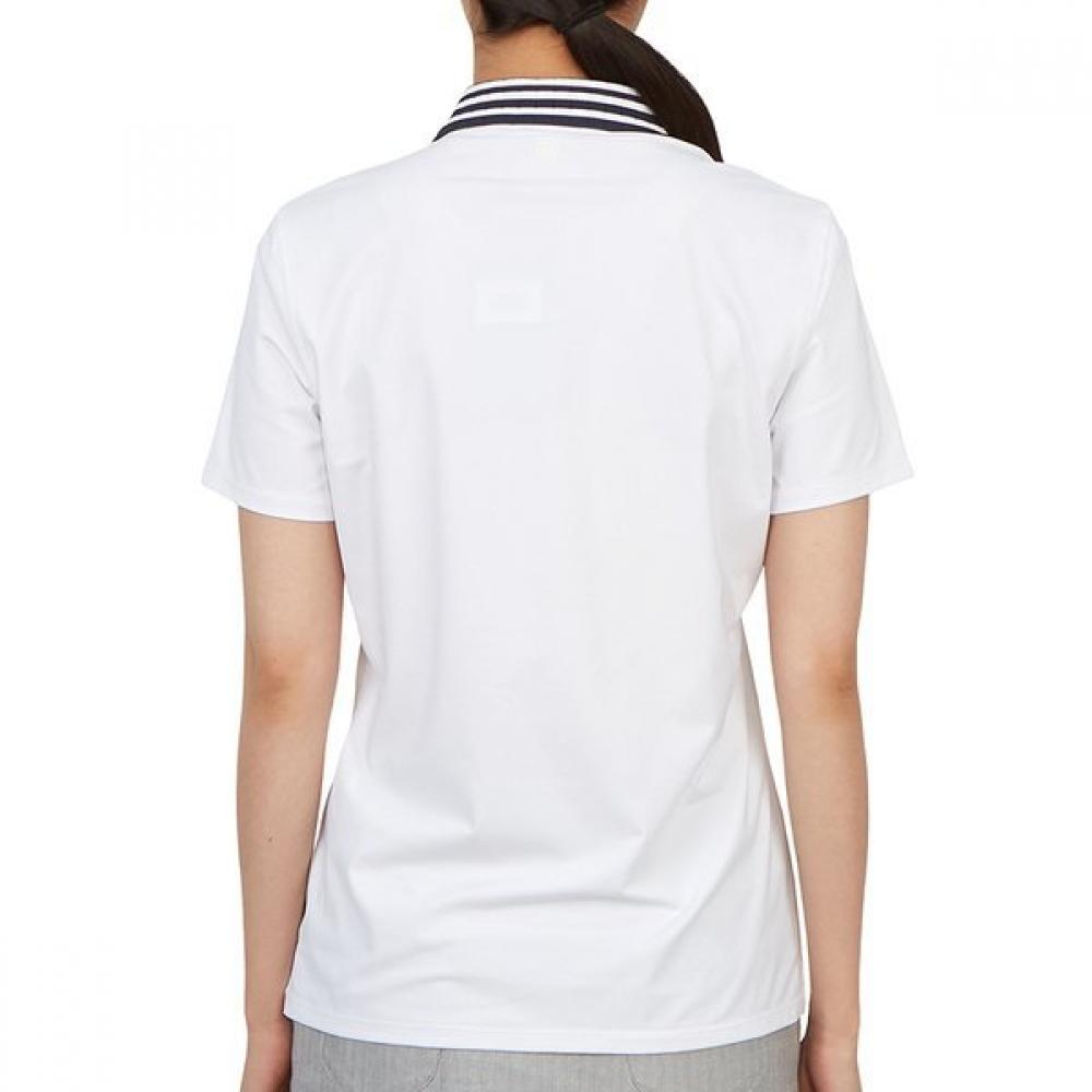 Zipore Golfwear Tricou pentru femei cu guler și mânecă scurtă g4lS23k866 Sno