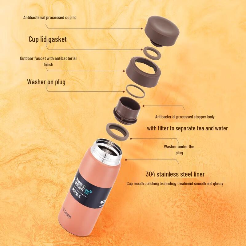 Tiger MCY-K035 Portable Stainless Steel Insulated Mug