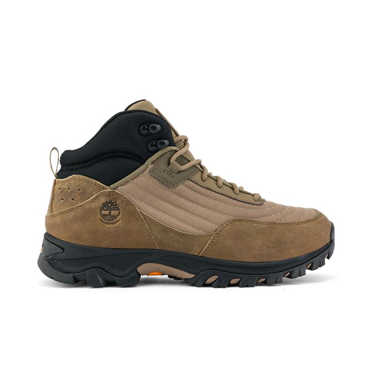 Timberland Μεσαία Υπαίθρια Αδιάβροχα Παπούτσια Πεζοπορίας με Κράτημα Ανδρικά Παπούτσια Πεζοπορίας Καφέ A6CH5-EMI