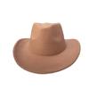 Cross-Border Hot-Selling New Western Cowboy Hat Felt Top Hat British Retro Jazz Hat Manufacturer Wholesale Supply Is Stable