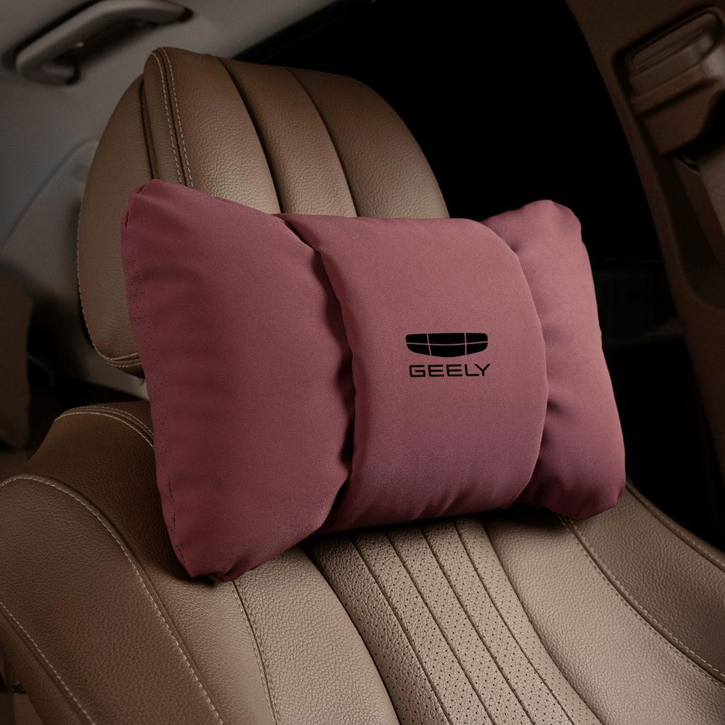 Car Neck Pillow Waist Pillow Car Headrest Neck Support Seat For Geely Coolray 2019-2020 Atlas Boyue NL3 Emgrand X7 EX7