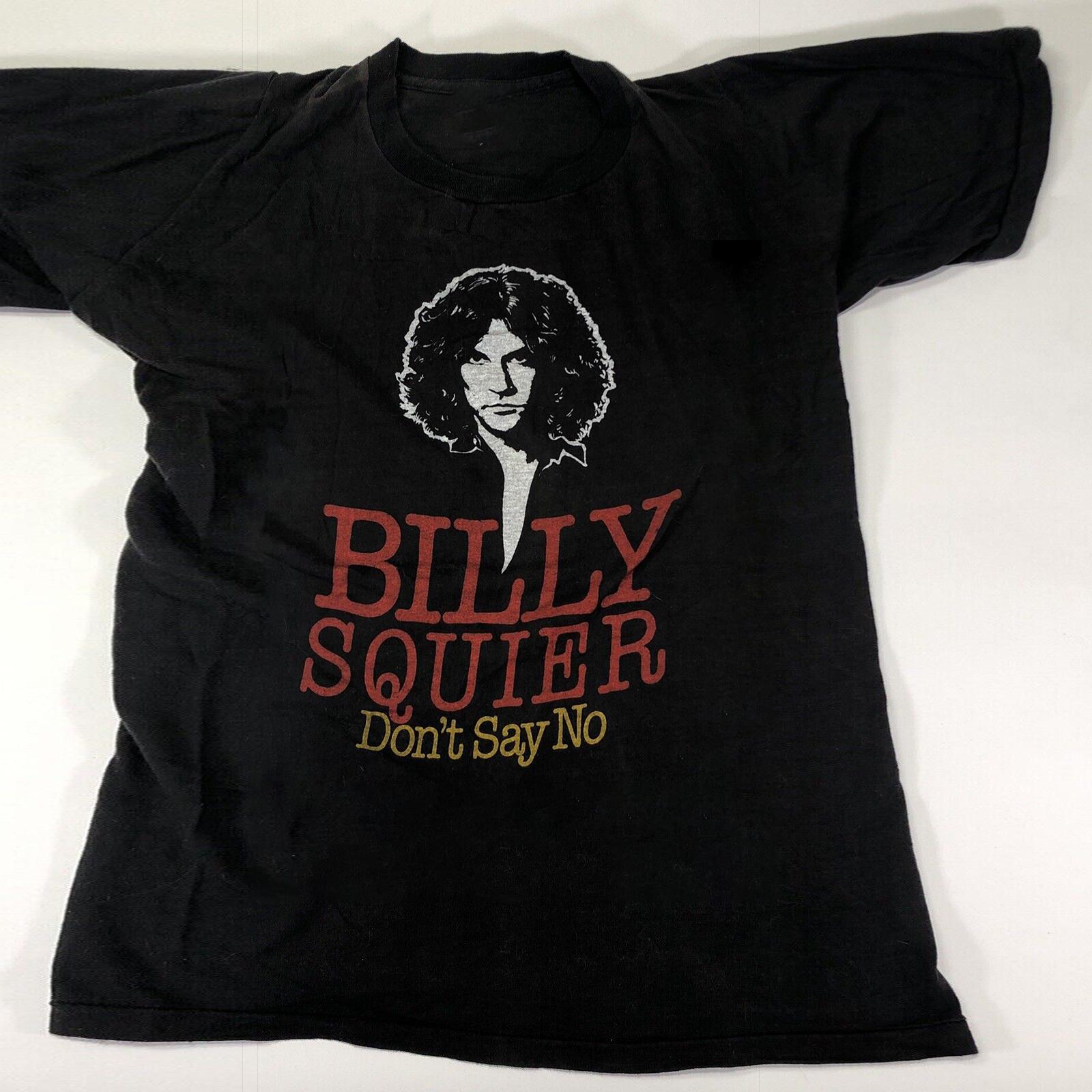 Billy Squier Don t Say No Tour Unisex Cotton T-Shirt Full Size S