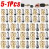 1-5Pairs High Pressure Washer Quick Connect Fittings M14x1.5mm Brass Connector for Snow Foam Pot Lance Spray Nozzle Adapter