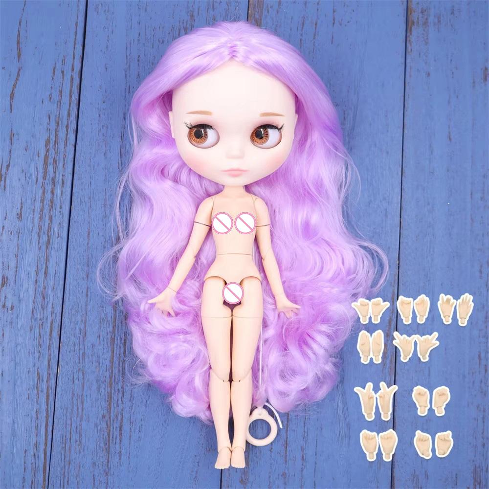 ICY DBS panenka Blyth Bílá pleť Lesklá tvář Matná tvář Kloubové tělo se sadou rukou A&B 1/6 bjd vhodné pro DIY make-up Speciální cena