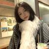 Plush Tassel Scarf Spring and Winter Thickened Ostrich Feather Plush Shawl with Fluffy Scarf Encryption Shawl