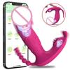 App Bluetooth Control Wearable Dildo Vibrators 9 Vibration Modes G Spot Clitoral Stimulation Rabbit Massager Sex Toys for Women
