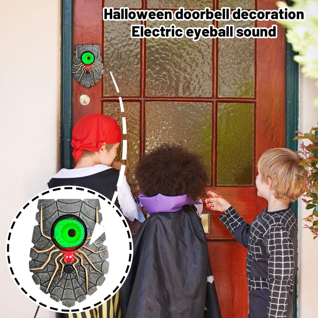 Halloween One-eyed Doorbell Decoration Electric Eyeball Sound