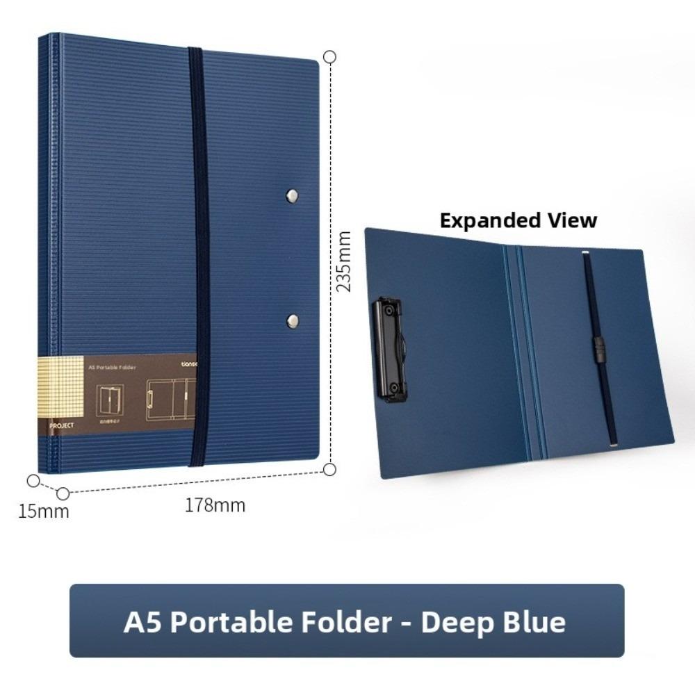 

Портативные Складные Папки А4 в А5 Инструмент для Хранения Тестовых Работ Подарки Папка-Складная Доска синий
