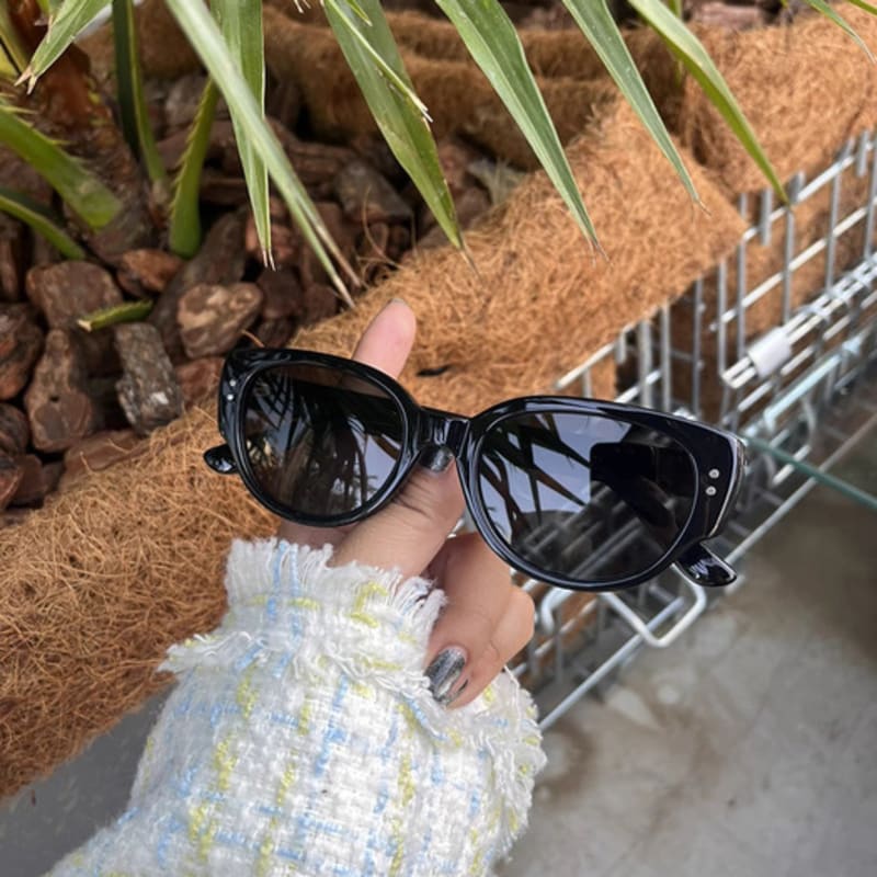LOOKING4U NeoRetro 20307 Hässliche Sonnenbrille C1 Schwarz