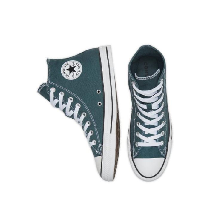 Converse Chuck Taylor All Star Classic Versatile Slip-Resistant Lightweight High-Top Retro Sneakers Unisex Sneakers Dark-Blue 167068C